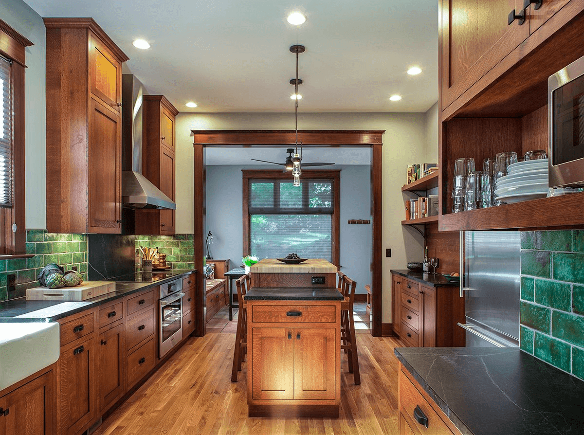 Image of a newly renovated kitchen